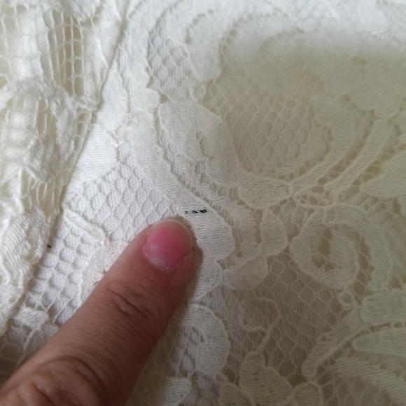 NWT 6 Shore Road by Pooja overlay picnic romper in moonlight white XS - Picture 10 of 10